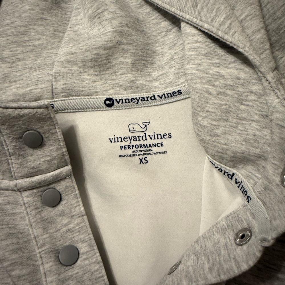 Vineyard Vines Hooded Snap-Front Pullover Hoodie - Picture 5 of 6